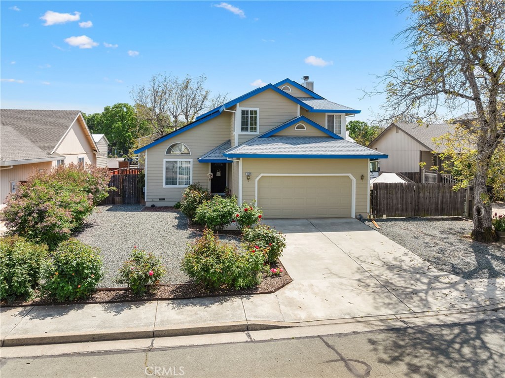 Pride of Ownership. Grand home situated in a highly desirable community with sidewalks, curb, gutter, and streetlights. Centrally located close to highway access, grocery stores, library, community center, and hospital. Original owner to this home has maintained it amazingly and added value items such as fully owned Solar, a new roof, new exterior paint and more. Walking in, you're greeted by natural light and vaulted ceilings leading upstairs, making the space feel oversized. Home has central HVAC as well as a Monitor heater to keep the temperature comfortable all year long. Chef's kitchen is located in the heart of the home, sharing space with both the dining room, dining nook and den. Cozy up in the den with a wood-burning fireplace. Home has a primary suite with a walk-in closet and bathroom, upgraded with granite counters and walk-in tile shower. 2 additional bedrooms and another full-sized bathroom also upgraded are located upstairs as well. Backyard is landscaped and has an area ready for an above ground pool. Off-street RV and Boat parking keep your recreational vehicles close by without having to pay to store them.