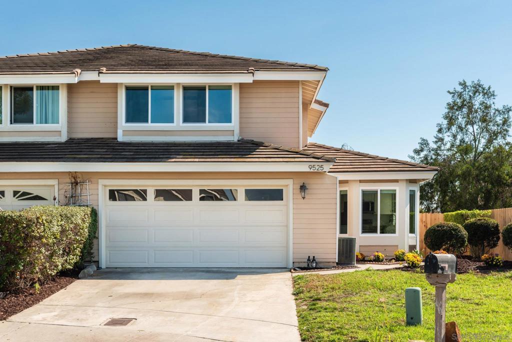 Fantastic Feather Ridge twin home that has been beautifully updated featuring 3 bedrooms and 2.5 bathrooms, nestled on a cul-de-sac lot with stunning sunset and Black Mountain views. This inviting residence boasts a large front yard and a sunny south-facing backyard, ideal for outdoor gatherings and playtime. This recently renovated home features interior designer paint, newer carpet and a newer fence. Other upgrades include a newer roof, newer dual-pane windows, and a newer AC & Heating system. The upgraded kitchen and bathrooms feature newer quartz countertops, newer sinks and newer appliances, including a washer and dryer, making this home move-in ready. Home has a spacious 2-car garage and additional driveway parking. Located in the heart of Rancho Penasquitos, this home offers a highly sought after environment with quick access to top-rated schools in Poway Unified School District, parks, YMCA, library and shopping centers. Enjoy shorter commute to jobs with close proximity to freeways. This is a must see!