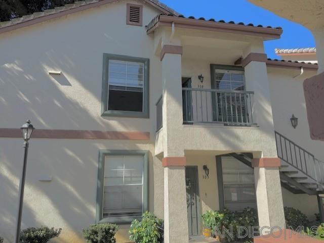 Beautiful, light and bright second-story corner unit 2br/2ba condo in Sabre Springs, tucked away in a quiet location and amazing views of the trees, mountains. Light & bright, gorgeous kitchen w/granite counter tops, fridge, gas range/oven, microwave & dishwasher. Full size washer & dryer. Central heating and AC. Private balcony w/ storage with a great view. Assigned carport parking, plenty of guest parking and street parking. Close to freeways, shopping, theaters & restaurants. Award-winning Poway Schools!