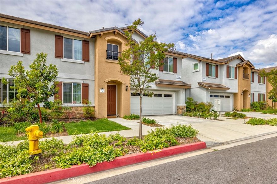 Newly built in 2021, it offers 4 bedrooms, 3 bathrooms, and a laundry room conveniently located close to the bedrooms. As you enter this 1,861 square-foot home, you're welcomed by a spacious living room with natural light.  As an open concept, the living room flows into the dining room, which opens into a beautiful kitchen with quartz countertops, stainless steel appliances, and self-closing cabinets. Off the kitchen is also a half bathroom. There is also easy access directly from the kitchen to the attached two-car garage.  The downstairs also offers a private patio perfect for kids to play in, as well as providing an outdoor dining area for year-round enjoyment.  This townhome is conveniently located close to the 10 and 605. This townhome also includes a solar power system that reduces your electricity bills.