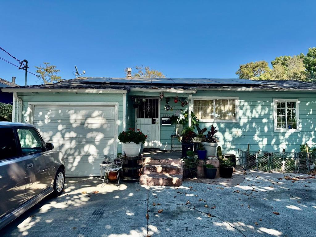 Unique Opportunity in East Palo Alto Fixer Upper with Great Potential Located at 2380 Ralmar Ave, this property offers an excellent opportunity for investors, contractors, or buyers looking to customize their home. The house features 2 bedrooms, 1 full bathroom, a kitchen with wood cabinets and gas stove, a living room with great natural light, and a separate dining area. The exterior includes an attached garage, ample driveway parking, and solar panels already installed. The interior needs updates, giving you the chance to design each space to your taste. The lot offers potential to create a beautiful outdoor area, garden, or possible expansion (check with the city). Its location is strategicclose to Facebook/Meta, Amazon, University Ave, Hwy 101, and just minutes to Menlo Park and Palo Alto. Key Features: 2 bedrooms / 1 bathroom Attached garage and spacious driveway Installed solar panels Lot with expansion potential Close to major employers and transportation