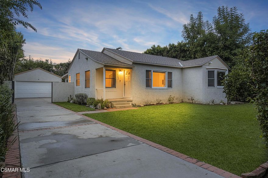 4 Bedroom Encino HomeWelcome home to a charming Encino residence featuring 4 bedrooms and 3 full bathrooms in a 1,560 sq. ft. layout. The kitchen shines with upgraded granite countertops and modern appliances including a brand new oven and dishwasher. Enjoy the comfort of central heat and air, while the original hardwood floors add character throughout.Key Features:- A spacious 24 x 27 ft. family room at the rear offers versatility--ideal as an extra bedroom, playroom, or media area.- Abundant natural light floods through large windows, creating a warm and inviting ambiance.- The detached garage provides ample parking space, complemented by an 8-ft. gate that leads to a private patio perfect for outdoor entertaining and dining.- Security and privacy abound, thanks to wrought iron fencing along the front and an 8-ft. cinder block wall in the backyard, enhanced by mature trees.- Both the front and backyard are expansive, ideal for leisure or potential projects.- Freshly painted interiors complete this unique home that lovingly preserves its original charm.- Conveniently situated within 3 miles of the nearest freeway, this home combines privacy with easy accessibility.This residence is perfect for anyone who values character and a timeless feel while enjoying modern upgrades