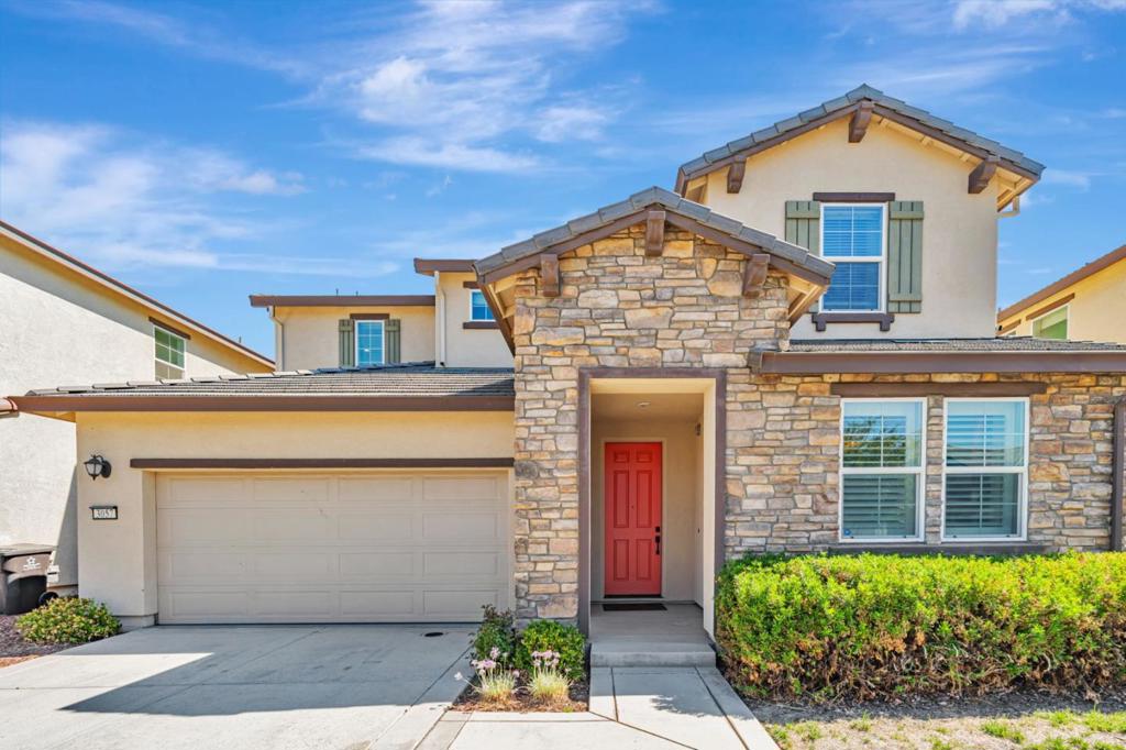 Welcome to River Islands! This stunning former Pulte model home with lots of owner upgrades and nice finishes throughout the home. This 4br/3ba home has Primary suite upstairs and a junior guest or family suite downstairs. As you walk into the home you'll notice the luxury vinyl gleaming floors as it takes you into a expansive family/dining/kitchen combo with stainless steel Kitchen Aid appliances. In the kitchen there's a private study nook, finished pantry, and a coat closet next to the garage door. Upstairs has a spacious loft, large laundry room, spacious bedrooms especialy the HUGE Primary Suite. This home is a part of the Top Tier Academic Charter schools and only 1 block away from Epic Shark Elementary School. This home include owned solar, EV charging in garage, LED Lights, Multi Zone Air Conditioning, soft close cabinets, quartz countertops, plantation shutters, Energy Efficient, and many more!