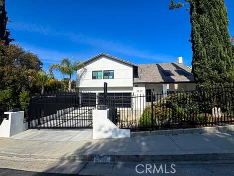 Beautiful South of the blvd gated two story Home in a quite neighborhood , completed renovation in 2025 of new pool, roof, new concrete and turf , smooth stucco, new lighting throughout ,new garage doors and more.. . The house features 5 bedrooms and 3.5 bath ,two spacious master suites, recess lights throughout and skylights . Modern updated kitchen and stainless appliances, family room, living room and dining area , Enjoy community Tennis court and club house with pool. * Very flexible showing by appointment .
