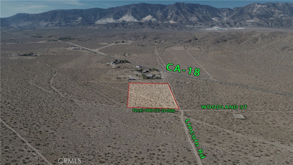 Endless possibilities await on this scenic 5-acre parcel in Lucerne Valley. Ideally located just off Highway 18, this property showcases panoramic mountain views, wide-open skies, and the beauty of the high desert landscape. With ample space and natural surroundings, it offers an excellent opportunity for a custom home, retreat, or long-term investment. Enjoy peaceful seclusion while remaining within convenient reach of local amenities. This land is a rare chance to create your vision in a serene and picturesque setting.
