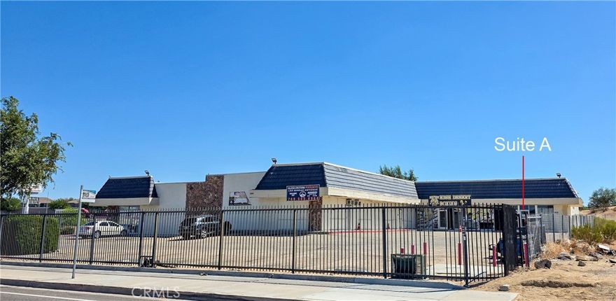 Now available for lease, this ±1,234 square foot unit offers a flexible floor plan ideal for a variety of business types. The suite includes unique features such as a partial kitchen with hood, designated sink areas, and storage space—making it well-suited for light food preparation, office, studio, or specialty service uses.



Strategically located along Village Drive just one block from the Mojave Drive exit off Interstate 15, this property offers excellent regional connectivity and visibility. Situated in the heart of Victorville’s active commercial corridor, it benefits from consistent traffic flow, close proximity to residential neighborhoods, and immediate access to nearby shopping centers, schools, and public amenities.



Strategically positioned along Village Drive, this property offers exceptional connectivity just one block from the Mojave Drive exit off Interstate 15. Its proximity to the freeway provides seamless access to major regional thoroughfares, making it an ideal location for businesses seeking visibility and convenience. Situated in the heart of Victorville’s commercial corridor, the site benefits from steady traffic flow, nearby residential communities, and close access to retail centers, schools, and public services. This central High Desert location serves as a gateway to the surrounding cities of Apple Valley, Hesperia, and Adelanto, with I-15 serving as the primary north-south transportation artery for the region.