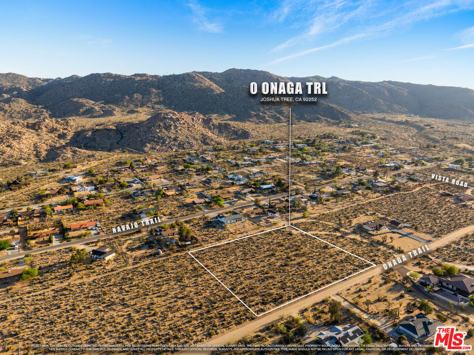 Exceptional opportunity to own an impressive 2.3 acre lot in prime Joshua Tree! This expansive parcel is perfect for anyone looking to custom build their new home and offers a flat and level surface primed for development. Strategically located in an established residential neighborhood with some homes being recently built, ensuring utility connections are readily available. The neighborhood is minutes away from nearby shopping and entertainment hubs, schools, and tourist attractions.