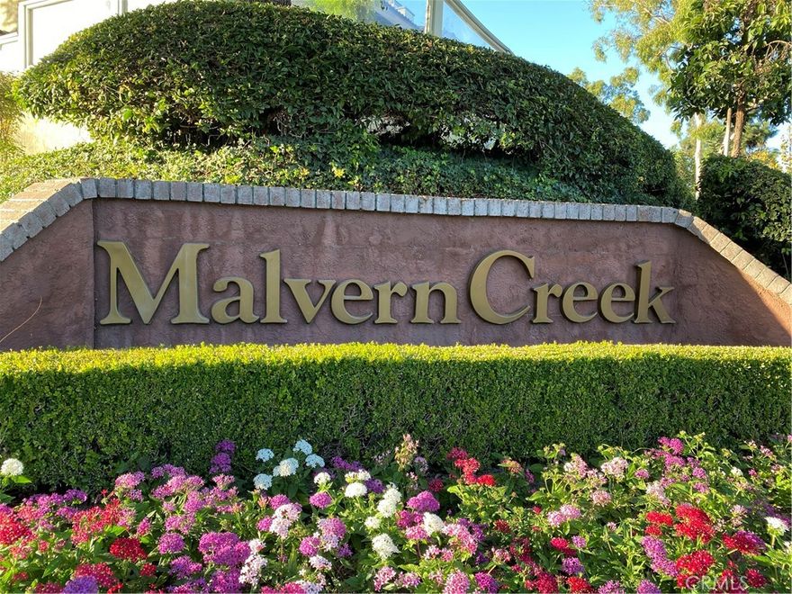 Excellent location at a highly desirable Malvern Creek Community. New interior painting, new remodel kitchen counter with new appliances, new carpet floor and new remodel bathrooms. High cathedral ceiling large living room with cozy fireplace and lovely laminate floor. Double sliding doors connected to good-size backyard. 

Nearby the community tree park and lovely pool and ample guest parking. Close-by Fisler K-8 grade school and Sunny Hills High School. Close by the Amerige Heights Town Center. Ready-to-move-in conditions.