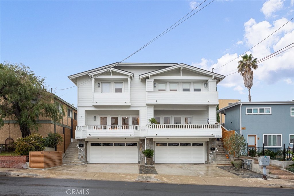 Perfectly positioned in the heart of North Beach and just steps from the sand, this chic, fully remodeled home delivers the ultimate San Clemente beach lifestyle. Designed to live like a single-family residence, the spacious condo offers approximately 2,187 square feet, an oversized two-car garage, generous driveway parking, multiple outdoor decks, abundant natural light, and exceptional privacy.
From the moment you arrive, you’ll notice the refined details throughout—laminate floors, stylish lighting, and modern design accents that set the tone. The inviting living room seamlessly connects to a large front deck, creating effortless indoor/outdoor living year-round—ideal for relaxing or enjoying neighborhood views above the garage level.
The striking two-toned kitchen showcases quartz countertops and stainless steel appliances, opening to a serene courtyard designed for outdoor dining and entertaining. Upstairs, three bedrooms plus a versatile loft offer flexible living space. The primary suite is a true retreat with its cozy fireplace, walk-in closet, private deck, and spa-inspired bath featuring dual sinks, a soaking tub, and a walk-in shower drenched in natural light. Secondary bedrooms are spacious and share a beautifully updated bathroom.
With thoughtful upgrades throughout, this home balances comfort and sophistication. All of this is located just steps from the Dije beach access, North Beach’s popular restaurants, breweries, shops, parks, and the scenic San Clemente Beach Trail. Conveniently situated between Los Angeles and San Diego and within 30 miles of multiple airports, San Clemente remains one of the best-kept secrets along the California coast. Whether you’re searching for a summer getaway or a forever home, this property delivers coastal living at its finest.
