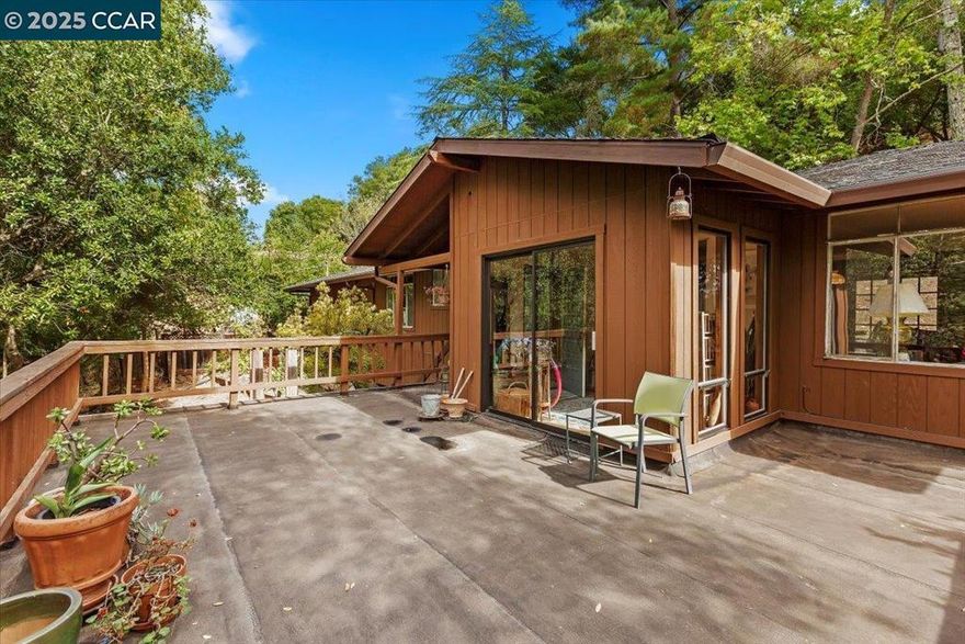 Owned by the same family for over 40 years, this well-loved Orinda home is ready for its next chapter. Nestled in a desirable and convenient neighborhood, this property offers incredible potential for its next owner to create something truly special. Set on a hillside with serene views of the surrounding trees, this home features 3 bedrooms and 2 bathrooms. The kitchen and dining area open to the backyard, while the living room overlooks a front deck- an inviting setting to reimagine for today’s lifestyle. There is a spacious bonus/basement level that offers exciting opportunities to expand the home’s footprint- whether as additional living space, home office, gym, or creative studio. Orinda is known for its excellent schools, easy access to BART, Hwy 24, and all the SF Bay Area has to offer making it a wonderful place to call home. Don’t miss this incredible opportunity!