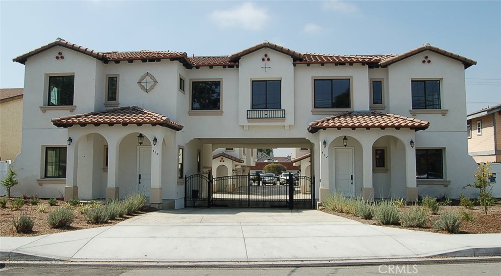Now Available for Lease! Welcome to this stunning, newly built 2 Level end-unit townhome located in an exclusive gated complex of just 6 homes in desirable Monrovia. Designed in a charming Mediterranean style, these units are located in an attractive complex offering enhanced privacy, gated and in a prime location, close to shopping, dining, and transportation. The entry level features a welcoming foyer, a versatile den—perfect for a home office, study or possible 4th bdrm. The entry level also inc the convenience of a full bathroom, and direct access to a private patio, ideal for outdoor relaxation. On the second level, enjoy a spacious and light-filled living room with designer plank flooring, recessed lighting, and with an abundance of windows that aluminate the interior with natural light. The contemporary kitchen is a chef’s dream, showcasing sleek quartz countertops, crisp white cabinetry, and state-of-the-art stainless steel appliances. In all the the main floor includes 3 bedrooms including a primary bedroom with en-suite bath and an additional full bathroom and the two additional bdrms are generous in size. Don’t miss your opportunity to lease this beautiful and thoughtfully designed home