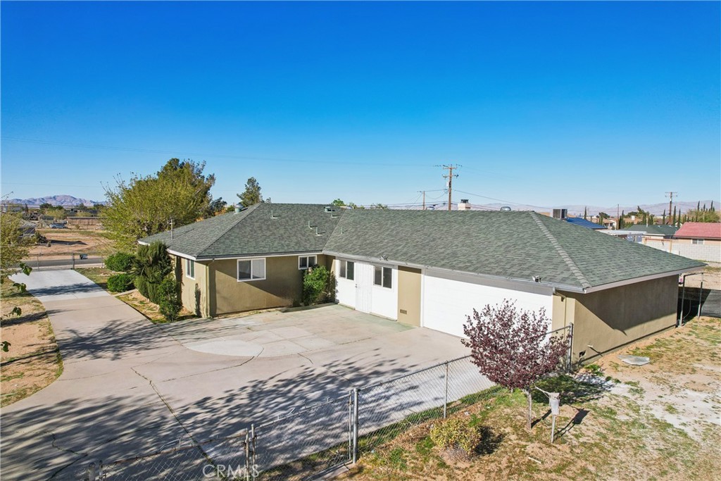 SELLER PAYING UP TO 10K in Concessions! Stunning Fully Updated Home in Hesperia! Discover this beautifully renovated 3-bedroom, 2-bathroom home, featuring a modern open-concept floor plan designed for comfort and style. Every inch of this home has been thoughtfully upgraded: Bonus Room – Perfect for a home office, playroom, or extra living space, Quartz Countertops – Elegant and durable surfaces throughout the kitchen & bathrooms New Laminate Flooring & Baseboards – Sleek, modern, and easy to maintain Fresh Interior & Exterior Paint – Move-in ready with a crisp, contemporary look New Lighting Fixtures & Ceiling Fans – Stylish updates in every room Gorgeous Kitchen Upgrades – New copper deep sink, cabinets, electric stovetop, hood range, and dishwasher Large 2-Car Garage & Extended Concrete Driveway. So much space, with the potential to build a second dwelling! Septic has been certified! Bonus Storage Shed – Extra space for tools, toys, or hobbies.