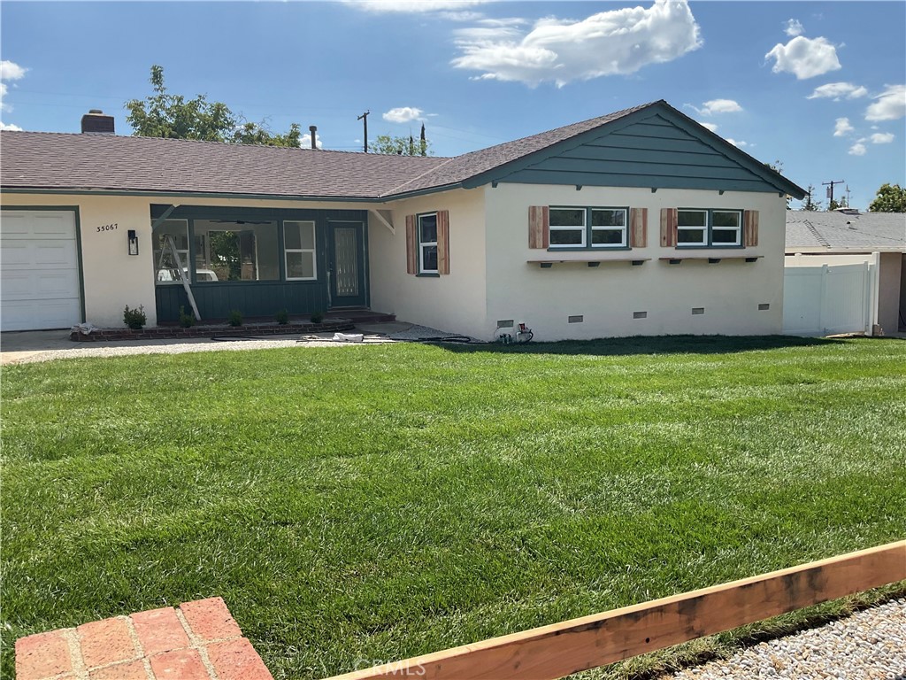 Welcome to this turn-key beautifully renovated 2 bedroom, 1 bathroom gem tucked away on a quiet cul-de-sac in the desirable city of Yucaipa. Offering 1302 sq ft of living space on a spacious .27-acre lot, this move-in ready home is a rare find! Step inside to discover the beautiful new floors, a large living room, that opens to the stylish updated kitchen with Quartz countertops and included new appliances. Natural light fills every corner, enhancing the cozy and inviting feel of this home. Both bedrooms are generously sized, and the updated bath adds modern comfort. The landscaped front & back yard with new irrigation system & features new sod, perfect for enjoying & easily big enough for ADU. Additional features include a two-car garage, and a location just minutes from shopping, dining, and the beautiful Yucaipa Regional Park just minutes away. Best of all, this home comes fully equipped with new appliances, new windows etc, ready for its next owner—don’t miss this Yucaipa treasure! Just bring your bags and start making memories. Turn-key, ready to move in! Pictures coming soon