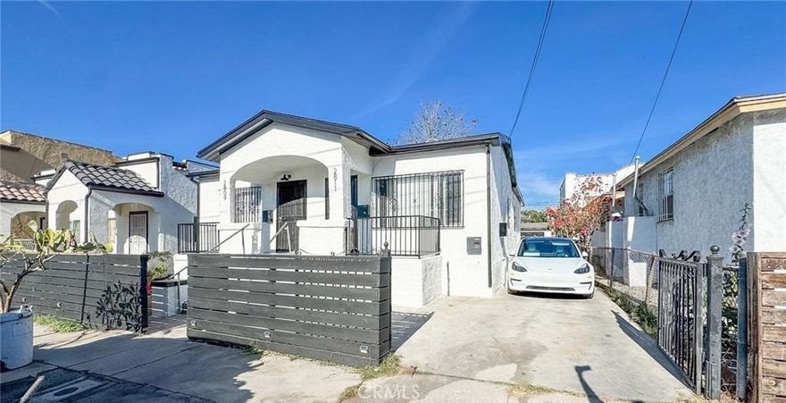 PRIME INVESTMENT IN BOYLE HEIGHTS WITH VALUE ADD OPPORTUNITY.

Here’s a great chance to own a triplex in the heart of Boyle Heights. This property sits on an RD1.5 lot and offers both immediate income and long-term potential. The front duplex has two units with 2 bedrooms and 1 bath each, while the back house features 3 bedrooms, 1 bath, a private yard, and a garage with ADU possibilities.

All units are occupied with long term tenants with rents still well below market—leaving plenty of room for upside. A long driveway allows for multiple cars, and the location offers quick access to Downtown LA, freeways, transit, and neighborhood amenities.

With its price reduction, strong cash flow, and value-add potential, this property is one of the best multifamily buys in the area. Buyer to assist with 1031 Exchange. Drive by only, Inspection subject to offer. Please do not disturb tenants. Property to be delivered with all tenants occupied.