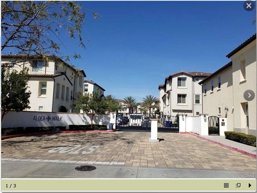 Beautiful 2  bed/2.5 bath condo (was model home) in Aldea Walk in Buena Park.  Multi level home conveniently located near the 5 and 91 freeways and near plenty of shopping with the Source Mall just across the street.  Complete with attached 2 car garage and entry on first level, as you walk up to the second level you'll see an open floor plan showcasing your upgraded laminated living room, dining room with granite counter tops as well as a nice outdoor deck providing great indoor/outdoor living space.  On the 3rd level you'll find a spacious Master Suite with master bathroom as well as a secondary bedroom with an ensuite bathroom as well. Washer/Dryer,Refrigerator included. Don't miss out and tour today!



application link

https://apply.link/43a-c4o