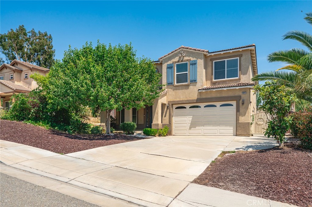 Nestled in a sought-after Riverside neighborhood, this spacious five-bedroom pool home offers comfort, style, and functionality. The bright, open floor plan is enhanced by recessed lighting and upgraded tile flooring, creating a warm and elegant ambiance throughout. The gourmet kitchen is a chef's delight, featuring granite countertops, solid wood cabinetry, a stainless steel sink, custom pendant lighting, stainless steel appliances, and sliding glass doors that open to the backyard - perfect for indoor-outdoor living. The kitchen flows seamlessly into the inviting family room, complete with cozy fireplace and ceiling fan. Upstairs, the expansive primary suite offers a private balcony overlooking the entertainer's backyard, dual walk-in closets, and a luxurious en-suite bathroom with double vanities, a glass-enclosed shower, and a jetted soaking tub. The secondary bedrooms are generously sized with mirrored closet doors and share a beautiful upgrade full hall bathroom. A spacious bonus room/loft provides versatile space for a home gym office, media room, or potential sixth bedroom. Downstairs, a convenient first floor bedroom and full bath accommodate guess or multi-generational living, while an indoor laundry room and direct access to the two-car attached garage add everyday ease. Step outside to your private backyard retreat - complete with a sparkling pool and spa, a cozy fire pit, and swaying palm trees, fruit trees, ideal for relaxing or entertaining year-round. Certainly located near downtown Riverside, Mt. Rubidoux, hiking trails, parks, schools, shopping, dining, and entertainment, this home offers the perfect blend of lifestyle and location.
