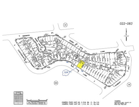 Tiny photo for 0 Canterbury Lane, Cambria, CA 93428 (MLS # SC22191906)