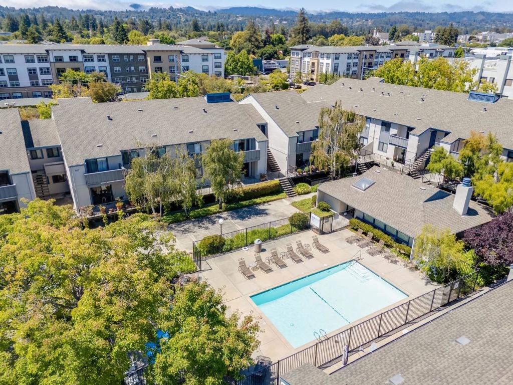 Prime Location Meets Comfort & Convenience! This charming 2-bedroom, 1-bath condo is a commuters dream, perfectly situated in the highly sought-after North Central San Mateo neighborhoodjust minutes from Caltrain, BART, Highway 101, and El Camino Real. With 847 sq ft of bright and thoughtfully designed living space, the open-concept layout seamlessly blends the living and dining areas, ideal for relaxing or entertaining. The smartly arranged kitchen offers functionality, while the updated bathroom features a sleek double-sink vanity. Enjoy modern living with a spacious walk-in closet, in-unit stacked washer and dryer, assigned garage parking, and rare guest parking. Residents also have access to a community pool for added leisure. Just moments from Woodlake Shopping Center, parks, top schools, and daily essentials. Plus, you're a quick drive to both Downtown San Mateo and Downtown Burlingame, offering the best in dining, cafes, and shopping. This move-in-ready home checks all the boxesdont miss your opportunity to own in one of the Peninsulas most convenient and connected locations!