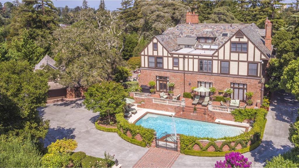 Exclusive must-see listing! Impeccably maintained 1.73ac+/- Tudor-style estate constructed with 19th century detail craftsmanship. The expansive 10,510sf+/- home and 1,800sf basement includes 6bds/8full & 4 half ba plus 2bd/1.5ba guest house has undergone multi-year renovation & extensively modernized/updated! The gated property offers many distinguishing & custom architectural features including beautiful antique oak flooring, paneled walls, lead glass doors, marble fireplaces, detailed crown moldings. cherry wood library, English pub,4500 bottle wine cellar, safe room, finished attic, addtl upstairs family room, 2 staircases, extensive outdoor lighting & sound, professional landscaping w/formal gardens w/ four season color & fruit trees, swimming pool & spa, 2 large terraces, rear service alley.Near 101 & 280 freeways, SFO & San Francisco. Adjacent 0.687ac +/- lot (65 Bridge Rd) is also for sale. Adjacent lot only available for sale after property (119 Bridge) has been sold.