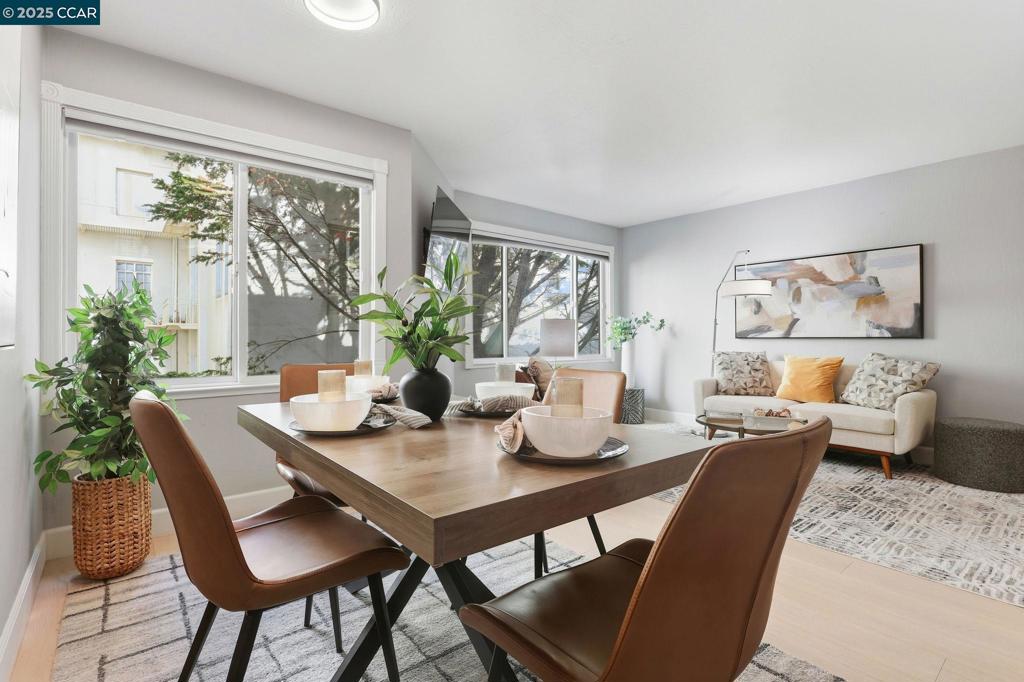 Urban living at its finest - stylish condo in Lower Pacific Heights. Step into modern city living at its best in this beautifully updated one-bedroom condo at 1700 Gough Street. Nestled in the heart of Lower Pacific Heights, this home offers a smart, open floor plan with engineered hardwood floors, double-pane windows, and a sleek, contemporary kitchen featuring stone countertops, stainless steel appliances, and modern cabinetry. The spacious, light-filled bedroom provides a peaceful retreat, while the updated bathroom and kitchen enhance both comfort and style.  This condo offers abundant closet space with convenient built-ins. Additional perks include a roof deck, secure garage parking, and an elevator for ultimate convenience. Live just steps from Polk st,  Lafayette Park, the vibrant Fillmore Street shopping and dining scene, and excellent public transit options — everything you need is right at your doorstep. HOA dues cover water, trash, building insurance, and reserves — making this an ideal opportunity for first-time buyers, investors, or anyone seeking a convenient, low-maintenance lifestyle in San Francisco.