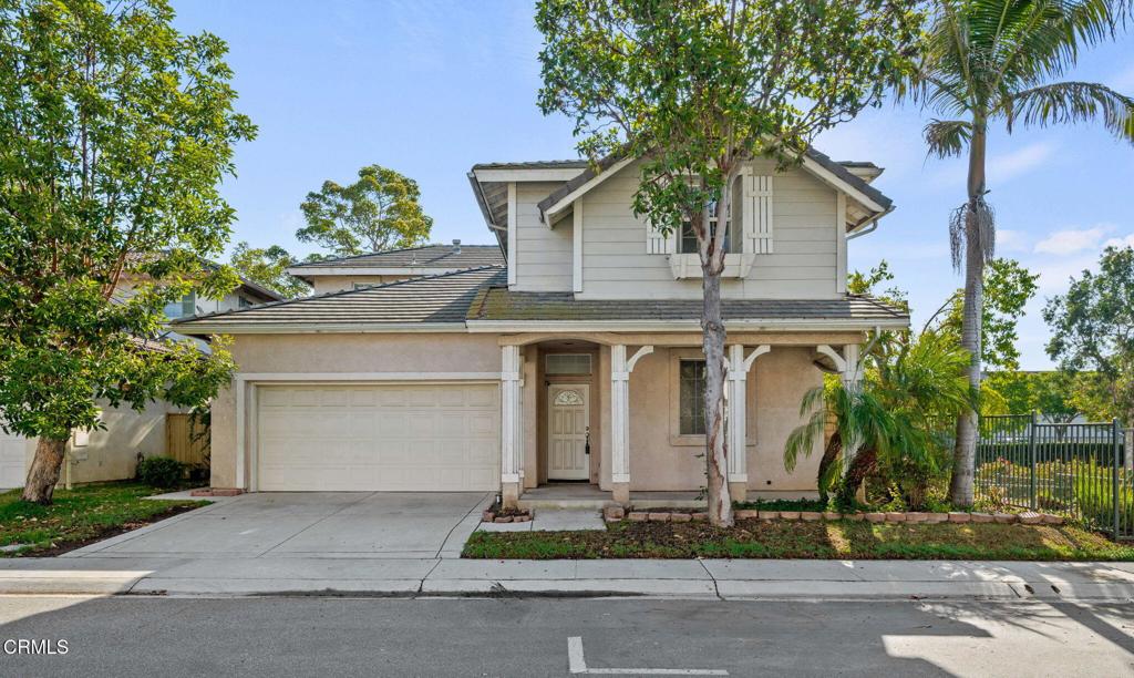 Welcome to the gated community of Cottages at Seabreeze South! This beautifully updated home offers 4 bedrooms and 3 full baths with approx. 1,943 sq ft of living space, built in 1999. Enjoy fresh interior paint and new vinyl plank flooring in all bedrooms and bathrooms. One bedroom and full bath are conveniently located on the main level. The spacious layout features ceramic tile flooring in the kitchen, dining, and living areas, along with a cozy fireplace and recessed lighting throughout. The kitchen boasts ceramic tile countertops, stainless steel appliances, including a side-by-side refrigerator, new dishwasher, stainless steel sink, and built-in microwave. Additional upgrades include new blinds throughout, new carpet on the stairs, a new water heater, and a new automatic sprinkler controller with fresh sod in the front yard. The private backyard is perfect for relaxing or entertaining, with low-maintenance pavers. Community amenities include a BBQ area, picnic table, toddler play gym, and half basketball court. Attached 2-car garage with opener. Low HOA dues. Don't miss this move-in-ready home in a desirable, secure neighborhood!