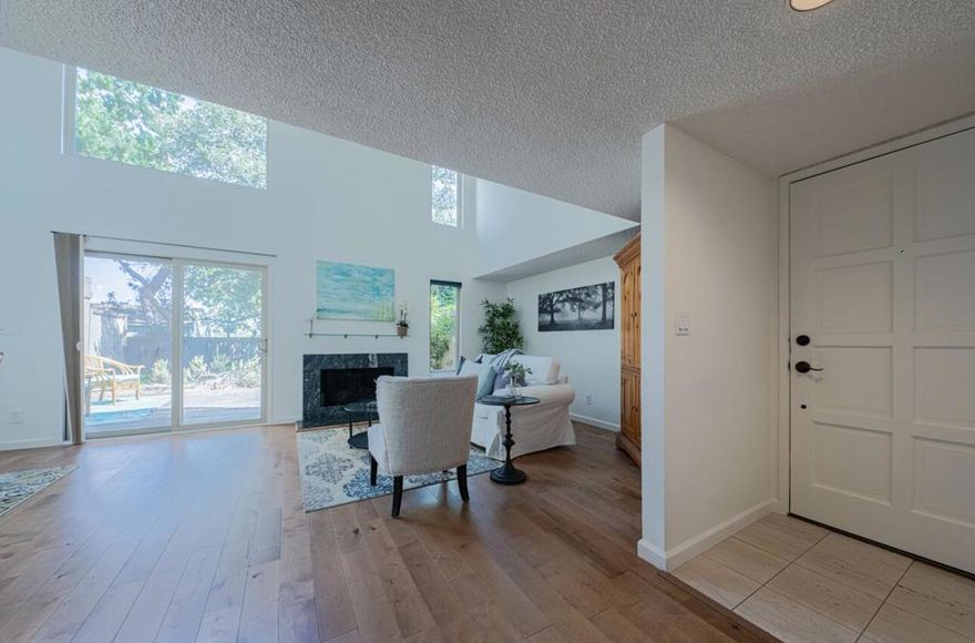 This well maintained 2-bedroom, 2-bath condo is tucked away in one of the most desirable locations within the Montsalas community. With 961 sq ft of single-level living space, this unit features fresh interior paint throughout, LVP flooring, new HVAC and soaring vaulted ceilings that create an open, airy feel. Enjoy serene indoor-outdoor living with a spacious deck off the living roomperfect for relaxing or entertainingand a second private patio accessible from both bedrooms. Surrounded by trees and privacy, this home offers a peaceful escape just minutes from downtown Monterey, the beach, and local shopping and dining. Additional community amenities include a pool, spa, renovated clubhouse and the complex is pet-friendly.