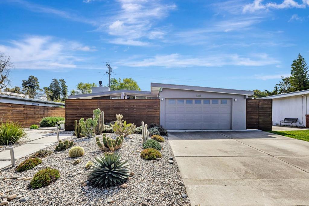 Beautifully updated and move-in ready, this 3-bedroom, 2-bathroom home offers 1,384 sq ft of thoughtfully designed living space on a generous 6,000 sq ft lot. Bathed in natural light from floor-to-ceiling windows, the home features rich hardwood floors throughout, custom cabinetry, and high-end finishes including a built-in refrigerator, Wolf gas range, and gas insert fireplace. Enjoy year-round energy savings with fully paid-off solar. Perfect for indoor-outdoor living, the composite deck is ideal for entertaining, while garden boxes provide space to grow your own fruits and vegetables. The enclosed front porchcomplete with a gas line for BBQcreates the perfect setting to relax and unwind. Enjoy the benefits of being in a neighborhood served by top-rated schools and offering unparalleled access to all of Silicon Valley and the greater Bay Area. A must-see gem blending comfort, style, and sustainability.
