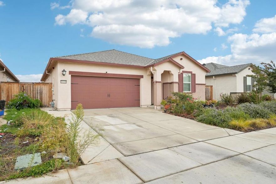 Discover this starter home in the heart of vibrant Stockton.  Spacious 3-bed, 2-bath with 1,509 sq ft of open-concept living with insta-worthy granite kitchen vibes.  Gas range, island, pantry, breakfast bar, and all stainless steel appliances like dishwasher and microwave.  Central AC/heating for ultimate comfort goals and Indoor laundry room.  A massive backyard awning makes for a California indoor-outdoor oasis.  2-car garage.  Located at the border of Lodi and Stockton with easy access to Highway 99.
