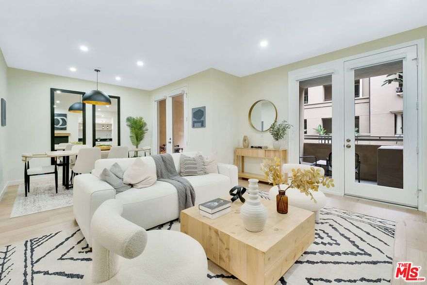 This meticulously renovated townhouse style condo is located at the Paraiso complex within phase 1. The kitchen boasts refinished cabinets, new quartz counter tops, breakfast nook/bar seating, new high grate appliances & fixtures and opens to the living room were you will enjoy high ceilings, a custom built-in entertainment system, recessed lighting & outdoor space. The dining area is just off the kitchen and powder room. Upstairs offers two ensuite bedrooms and office nook with custom built-in desk. The primary suite boast a free standing soaking tub, new beautifully tiled shower and seamless enclosure in addition to a walk-in closet and balcony. The second bath comes with an oversized shower, new vanity and fixtures. This naturally lit space offers, central AC & heating, new side by side washer/dryer combo, new hardwood floors throughout, LED recessed lighting and has been freshly pained. Benefit from the close proximity to parks, the Center Point Club, restaurants and phrase 2.