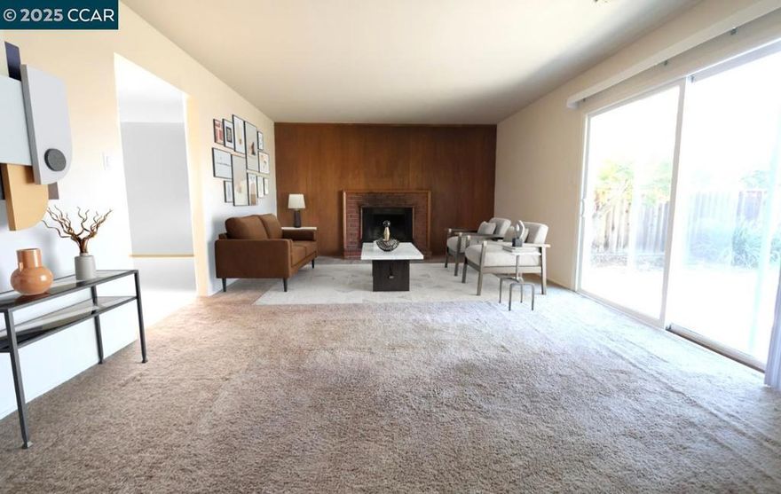 Tucked away in a mature neighborhood, this charming single-family home has lots of potential and is a great opportunity to build some sweat equity. With 1,365 sq. ft. of space, it offers a nice balance of comfort and room to grow. Inside, you’ll find 3 comfortable bedrooms and 2 baths, including an updated primary ensuite. The cozy carpet throughout makes it feel warm and inviting, and the newer central heat, air, and roof help keep things comfortable and low-maintenance. Washer and dryer hookups are ready to go, too. Step out back to a private yard that’s great for barbecues, relaxing, or just hanging out. It’s close to shopping, schools, and transportation, making it a convenient place to call home. Don’t miss your chance to make it your own!  Open House Sunday, October 26th, 1–4 PM.