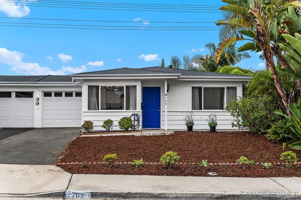 This wonderfully maintained Pacific Serena twin-home is full of coastal charm. Step inside to freshly painted walls and hardwood flooring. The light & bright kitchen features ample storage, freshly painted cabinets, and laundry area with washer/dryer. Recent updates include a new roof, new gutters, new exterior paint, new bathroom light fixture, and new bathroom mirror. The expansive 3,600 ESF lot has new mulch cover, large patio with awning, and endless potential! Located in a highly sought-after community, just 1 mile from both Encinitas Ranch Golf Course and the Forum Shopping Center with top-rated dining and retail, and a mile to Moonlight Beach. Located in the top-rated San Dieguito School District. This is coastal living at its finest—don’t miss the opportunity to call this beachside gem home!