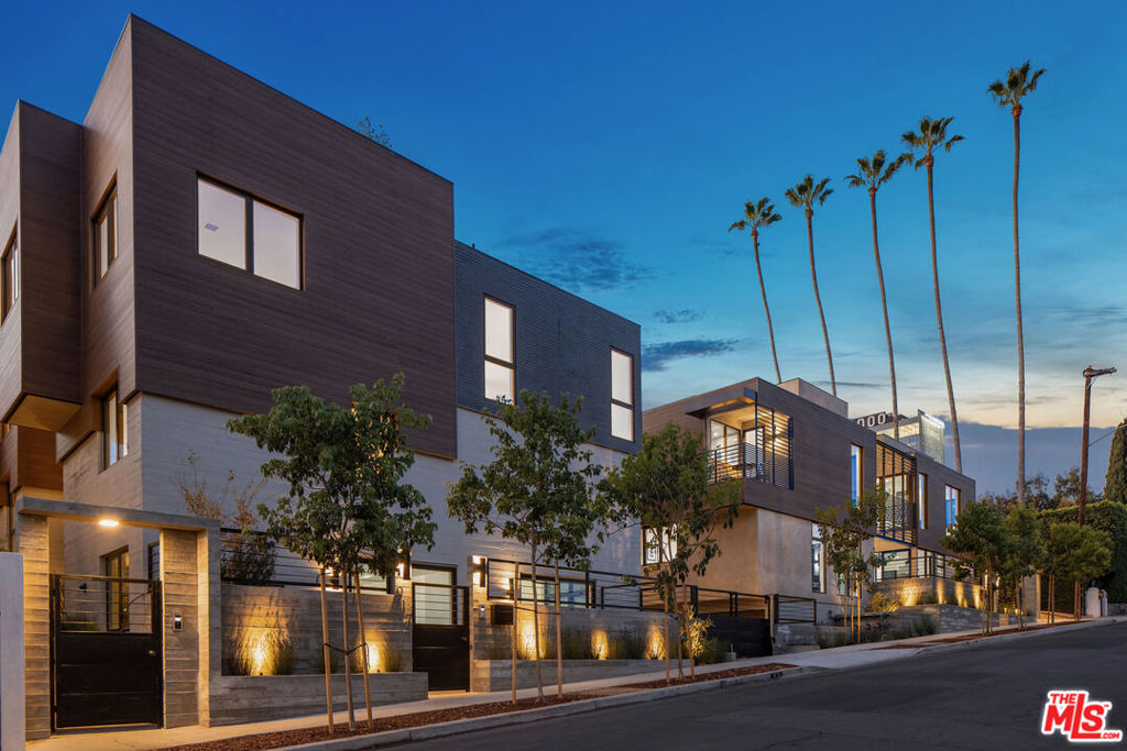 Wonderful opportunity to lease a new build townhome that features a private rooftop deck with wrap around city views and hook up for outdoor dining barbecue- a modern take on urban living. This 2 bedroom 2500+ sq ft home offers high ceilings, premium finishes, top-of-the-line Miele appliances, complemented by European Oak cabinetry and honed concrete or oak flooring. with a mezzanine level intersecting the bedroom and entertaining areas. The primary bathroom boasts a spa-like wet room, and the primary suite has a walk-in closet. Second bedroom offers an additional bonus creative space. Meticulously designed interiors with high ceilings and premium finishes throughout.The home is outfitted with a direct access garage and pre-wired for smart home technology. Located near Sunset Strip, West Hollywood Park, Pacific Design Center, Melrose shopping, and West Hollywood Elementary. Offering at $15,000. Unfurnished. Photos & marketing materials are for marketing purposes only and may not reflect actual home