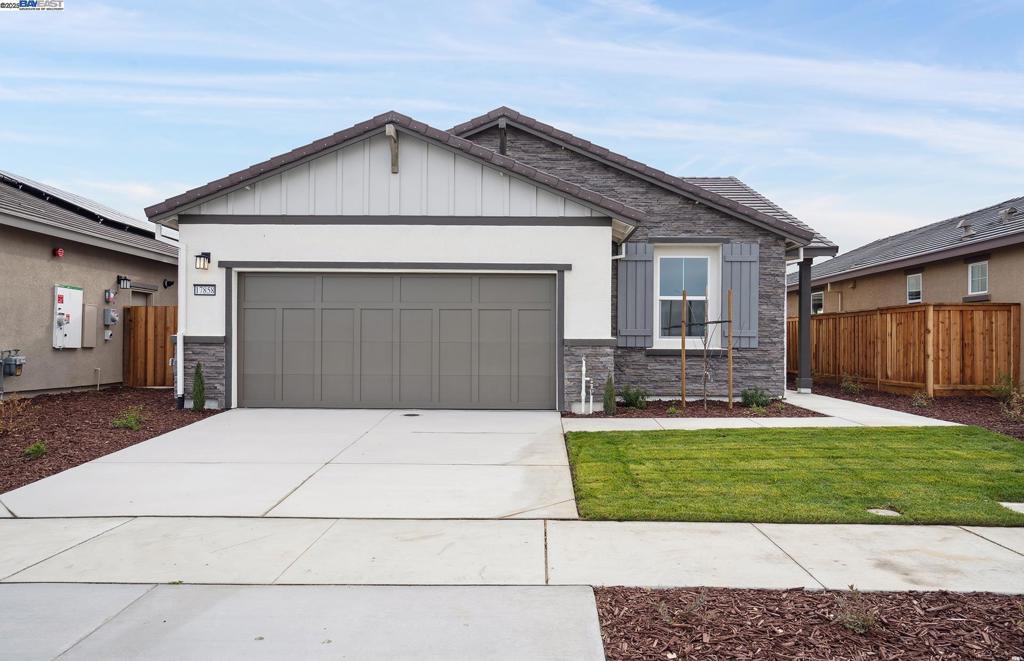 Del Webb at River Islands, in Lathrop, is a 55+, age-restricted, Active Adult community. The perfect Expedition floorplan features a spacious owners suite and walk in closet. The gathering room joins the cafe for fun entertaining. The kitchen has a large island for family and friends to join you in the kitchen. Enjoy your private patio.