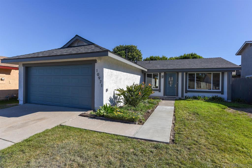 Welcome Home to your modern, light & bright, elegant remodeled 3 bedroom, 2 bath home in the heart of Mira Mesa. You will love living on this peaceful street were you are walking distance to Hickman & Challenger Schools, parks, shopping, library & MTS. This home features easy care, energy efficient improvements & a relaxing back yard. See improvement listed below. NEW 2021: roof, windows, flooring, paint inside & out, light fixtures, tile shower, toilet, vanity in primary bath, hall bath tub / shower, back patio & part of front walk way, epoxy garage floor . NEWER: Kitchen cabinets & hall vanity, stainless steel appliances, Heater, A/C, Tankless Hot Water Heater. Washer & Dryer are located in the garage. But, there is an inside laundry area. Equipment: Dryer,Garage Door Opener, Washer Other Fees: 0 Sewer: Sewer Connected Topography: LL