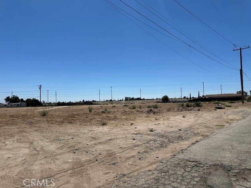 Great opportunity to build your dream home on this usable flat land with utilities available to connect.  Desirable location near Freeways 210, 215, 10 and the 60.  Lots of potential surrounded by residential homes. The listing is for the smaller parcel as noted. There is another parcel that is slightly bigger that you may be interested in.  This property is also ideal for investors. Come and see it.  Buyer to do his due diligence regarding use, boundaries, reports, and current zoning in the city of San Bernardino.