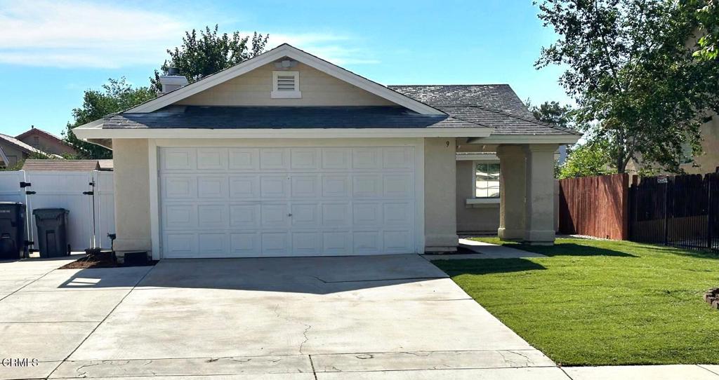EXCELLENT OPPORTUNITY!!! Discover refined comfort in this thoughtfully renovated single-story residence, nestled on a spacious 6,632 sq. ft. lot in one of Lancaster's most established and tranquil neighborhoods. Offering 3 generously sized bedrooms and 2 modernized bathrooms across 1,379 sq. ft. of living space, this home blends timeless style with contemporary upgrades. The open-concept floor plan welcomes you with vaulted ceilings and abundant natural light, creating a seamless transition between the living room, dining area, and chef-inspired kitchen. Outfitted with sleek granite countertops, stainless steel appliances, the kitchen is both functional and visually striking. New laminate flooring extends throughout, providing durability and modern appeal. The bathrooms have been tastefully redesigned with high-end finishes, delivering a spa-like experience. Outside, enjoy a fully fenced backyard --ideal for outdoor activities or quiet retreat--and possible RV parking conveniently located next to the garage driveway. With a direct-access two-car garage and close proximity to schools, parks, and shopping, this turnkey property is a rare opportunity to enjoy modern living in a mature, sought-after community. MUST SEE!!
