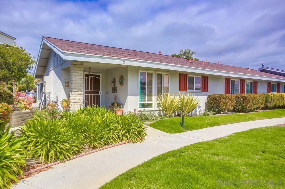 Delightful Single Level home in Premier 55+ Senior Oceana Community. This 2br, 2full bath end unit shares only one wall, the other end is open to a small courtyard area with views towards the ocean. 1028 sqft plus enclosed Sunroom with doublepane windows the entire length. Kitchen was recently remodeled with new oven, range, dishwasher, refrigerator. The upgraded kitchen cabinets offer a cheery pop of delicious coastal color that brightens your morning and all your cooking adventures. The walls throughout the home are mostly soft neutral colors, but check out that elegant pop of sassy terracotta wall in the main room...it feels so good just to be in this living area with its tall cathedral ceilings, double French doors, and large windows that let in the cheery sunshine The floors are all hard surface...no carpet in the home. The primary bedroom has attached upgraded bathroom with step in shower stall. The second full bath has also been upgraded and a bathtub/shower combo. YOWZA…Check out the AMAZING enclosed sunroom about 12x38 (not included in the sqft). The washer/dryer comes with the home. The 1 car garage has interior walls for security of your car and storage. The HOA fee of $605 covers your water, sewer, trash, basic cable by Cox, landscaping, & limited insurance & exterior maintenance. Don’t dilly dally because this jewel will go fast!! Oceana offers a clubhouse, library, computer room, woodshop, swimming pools, jacuzzi, pickleball court, dog park, garden club, RV storage area, beautifully landscaped seating areas throughout the community Delightful Cottage in Premier 55+ Senior Oceana Community. This 2br, 2full bath end unit shares only one wall; the other end is open to a quaint courtyard area with views towards the ocean. 1028 sqft plus enclosed Sunroom. Kitchen was recently remodeled with new oven, range, dishwasher, refrigerator and Dolomite countertops. The kitchen cabinets offer a cheery pop of delicious color that brightens your morning and all your cooking adventures. This well laid out upgraded kitchen is a pleasure to entertain or just hangout in. The walls throughout are mostly soft neutral colors, but check out that elegant pop of sassy terracotta wall in the main room...it feels so good just to be in this living area with its tall cathedral ceilings, double French doors, and large windows that let in the cheery sunshine The floors are all hard surface...no carpet in the home. The primary bedroom has attached bathroom with upgraded vanity, tall toilet, step in shower stall. The second full bath has upgraded vanity, tall toilet and a bathtub/shower combo. YOWZA…Check out the AMAZING enclosed sunroom (not included in the sqft) with windows that run the entire length of the room to enjoy the view and the constant glorious ocean breezes. The sunroom also has with an exit door to go out to the grassy areas. The washer/dryer that comes with the home is located in this sunporch behind the curtain you see in the photos. The 1 car garage has interior walls for security of your car and storage. The HOA fee of $605 covers your water, sewer, trash, basic cable by Cox, landscaping, & limited insurance & exterior maintenance. Don’t dilly dally because this jewel will go fast!! Oceana offers a clubhouse, library, computer room, woodshop, swimming pools, jacuzzi, pickleball court, dog park, garden club, RV storage area, beautifully landscaped seating areas throughout the community