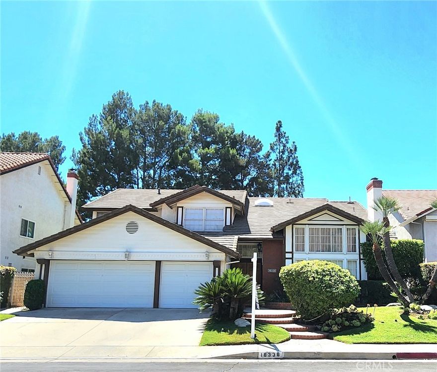 NEW RENT RATE OPPORTUNITY --- TAKE ADVANTAGE *** SOUGHT AFTER LIVING IN THE BEAUTIFUL NORTHRIDGE VIEW ESTATE LOCATED IN PORTER RANCH*** 

This 4 bedroom, 3 & 1//4 bathroom two story home is located in a secluded cul-de-sac North of Rinaldi Street. Looking for garage space? This home offers an attached three car garage with convenient interior access that opens to the laundry room. Enter from the front door into a grand two story foyer with marble floors and a inviting curved staircase winds up to the second floor. Downstairs upon entering, there is a spacious formal living room, dedicated formal dining area that lead into a cooks kitchen with granite counters, generous cabinetry, premium appliances, and sub-zero refrigerator. The kitchen also has a integrated banquette that is a natural bridge into a large great room with a dedicated wet bar /beverage station for informal gatherings.  There is a long hallway with a full size bathroom that leads to a sizable bedroom with a large closet. Upstairs opens to a expansive space with high ceilings and abundant natural lighting.  Ideal for families, or guests, there are two generous secondary bedrooms, each features an expansive closet and shares a full bathroom with double sinks.  Next, you enter the master suite though double doors. A step up is the focal point of the room; a perfect sleeping location to take the view of the fireplace.  Enjoy the fresh air and sunlight from the master bedrooms private balcony, accessed by a sliding glass door. The expansive master bathroom is designed for ultimate privacy, housing a jacuzzi tub, a separate walk-in shower, and features two district vanity areas with his and hers sinks, and sizable square footage to spare. There is a small pass-through hallway that leads to custom master closet and dressing room: space that is highly organized with loads of storage. This home's backyard overlooks the valley.  It has beautiful scenery and dedicated spaces for both entertaining and quiet relaxation. INTERESTED? Ready to love where you live? Don't wait---make this your new address! This opportunity won't last long before this desirable home is leased! Reach out for details and a showing!