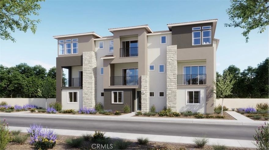 This new three-story townhome features a modern and spacious layout. Upon entry is a convenient bedroom with an en-suite bathroom. The second floor is host to an inviting open-concept floorplan shared between a modern kitchen, elegant dining room and a spacious living room, while a nearby covered deck offers seamless indoor-outdoor living. An additional secondary bedroom and a luxurious owner’s suite with a private deck make up the third floor.