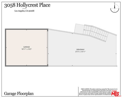 Tiny photo for 3058 Hollycrest Place, Los Angeles, CA 90068 (MLS # 26101670)