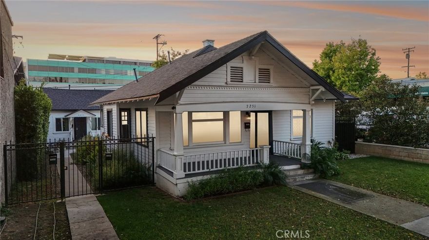 Welcome to 7251 Painter Avenue, an exceptional investment opportunity nestled in the heart of highly sought-after Uptown Whittier. This fully renovated triplex is comprised of three standalone residences, offering both privacy and long-term value in one of Whittier’s most vibrant and walkable neighborhoods. Set on a generous lot, each unit has been thoughtfully updated with modern designer finishes while retaining its own unique charm and character.  The front house is a beautifully reimagined 3-bedroom, 2-bathroom home that boasts a spacious layout, sun-drenched interiors, and high-end upgrades throughout. The middle unit, a stylish 2-bedroom, 1-bathroom dwelling, offers the perfect blend of comfort and functionality, while the third unit, a charming 1-bedroom, 1-bathroom cottage, is ideal for stable rental income or future ADU possibilities.  Each structure is completely detached, providing tenants with the privacy of single-family living, and enhancing the property's long-term desirability.  Positioned just steps from the boutiques, eateries, cafes, and nightlife of Uptown Whittier, this location is unmatched for tenant appeal. Surrounded by a community that values lifestyle and convenience, the property enjoys consistent tenant demand and is currently home to cooperative, dependable renters with excellent income in place. Whether you’re looking to expand your portfolio or secure a smart live-rent investment, 7251 Painter Avenue is a rare, polished, and income-producing gem in one of Whittier’s premier rental corridors. Don’t miss this opportunity to own a truly special property in an irreplaceable location.