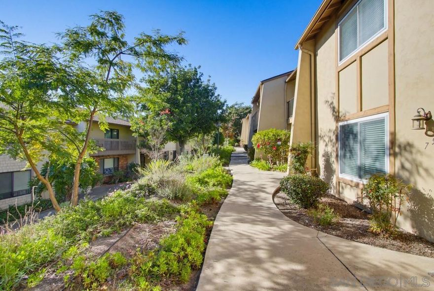 Beautifully upgraded 3-bedroom, 2 bath, two-story townhome in the desirable Lake Murray community of La Mesa. This move-in ready home is exceptionally clean and features spacious rooms, modern finishes, and abundant natural light throughout. The third bedroom includes a high-end custom built-in Murphy bed with desk, ideal for a home office or guest space. Enjoy a charming private backyard perfect for relaxing or entertaining. Parking includes a single-car garage plus an additional deeded parking space conveniently located next to it. Community amenities offer a park-like setting with pool, tennis courts, and a children’s playground.