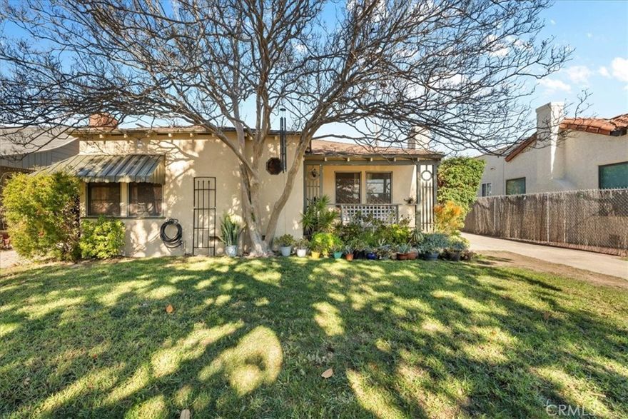 Classic 1939 Northwest Glendale charmer on a quiet, tree-lined street! Step inside to a welcoming foyer that opens to a spacious living room and a dedicated dining area—perfect for everyday comfort and easy entertaining. The home features two well-sized bedrooms, a centrally located full bath, a bright kitchen, and a separate laundry area. While the home reflects its era and is ready for updating, it offers a fantastic chance to personalize and create value in one of Glendale’s most sought-after neighborhoods. Out back, you’ll love a yard that feels more spacious in person—complete with mature fruit trees including orange, apricot and white peach, offering a true garden setting for relaxing, entertaining, or future landscaping ideas. A detached two-car garage adds flexibility and long-term upside and may offer potential for an ADU conversion (buyer to verify with the City). Located moments from some of Glendale’s favorite lifestyle destinations—enjoy weekends at Brand Park and the Brand Library & Art Center, plus quick access to the shops, dining, and entertainment at The Americana at Brand and surrounding Downtown Glendale. Nearby, the historic Kenneth Village atmosphere adds extra neighborhood charm for dining nights out, including local favorites like George’s Cucina. Commuters will appreciate convenient access to major routes including the I-5 / SR-134 corridor for getting around Glendale, Burbank, Pasadena, and into DTLA.