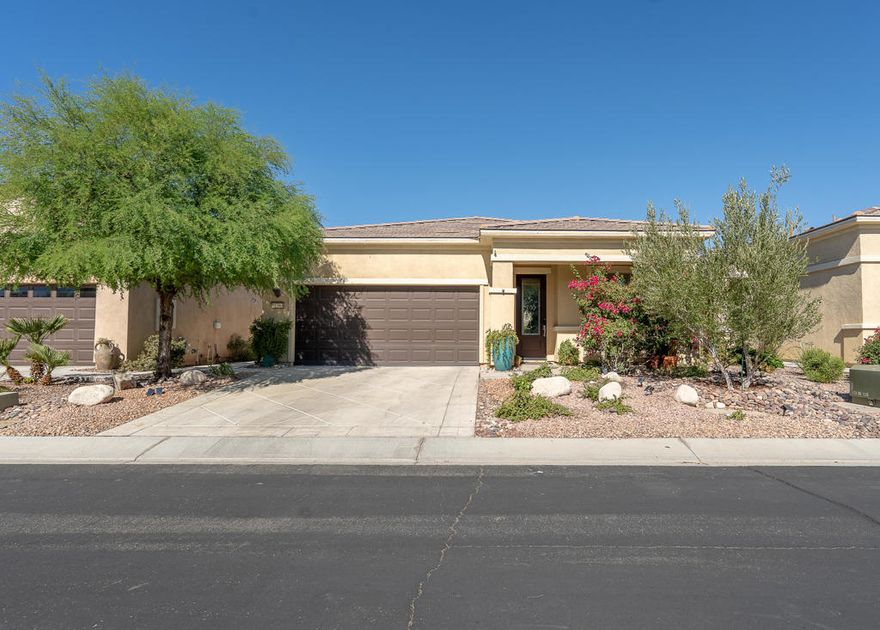Welcome to Sun City Shadow Hills, a premier 55+ community in Indio. This beautifully maintained home features 2 bedrooms, 2 bathrooms, plus a versatile den--ideal for an office, guest room, or hobby space. The home offers an open floor plan designed for comfort and easy living, while the private backyard provides a desert retreat complete with a sparkling saltwater pool and relaxing spa.Situated within walking distance to the clubhouse, you'll enjoy convenient access to a wealth of community amenities, including two golf courses, fitness centers, pickleball and tennis courts, swimming pools, restaurants, walking trails, and a variety of social clubs and activities.The home is available completely furnished for your convenience, but furnishings are negotiable depending on your needs. Offered as a seasonal lease or long-term rental, this property combines comfort, flexibility, and resort-style living in one of the desert's most sought-after 55+ communities.