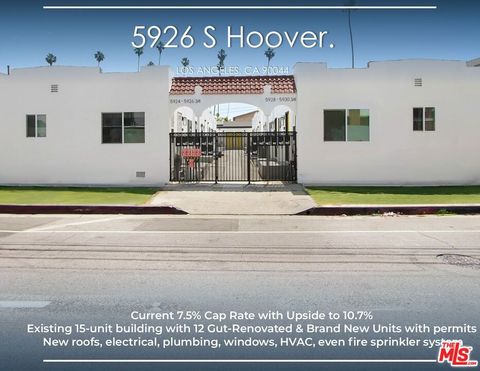 Photo of 5926 S Hoover Street, Los Angeles, CA 90044 (MLS # 25625149)