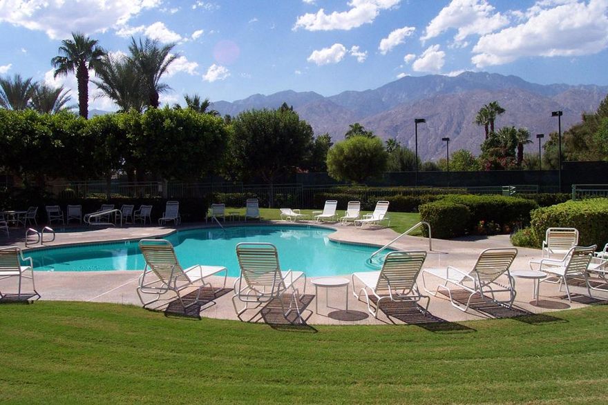 Great opportunity to rent a bright and beautiful, well maintained 2 BDR, 2 BA upper level condo in the heart of Palm Springs! With Mountain views from every room, this property features a spacious master bedroom suite, a secondary bedroom or office with a guest bathroom, a kitchen with granite tile countertop and counter seating, new refrigerator, balcony with great views, inside laundry room, and assigned carport steps away from the condo. A popular Palm Springs community, La Palme offers 6 pools and spas, 3 tennis courts and manicured green landscape. Close proximity to downtown Palm Springs, the Convention center, Palm Springs Airport and Spa Casino. La Palme is a smoke free community. A must see!