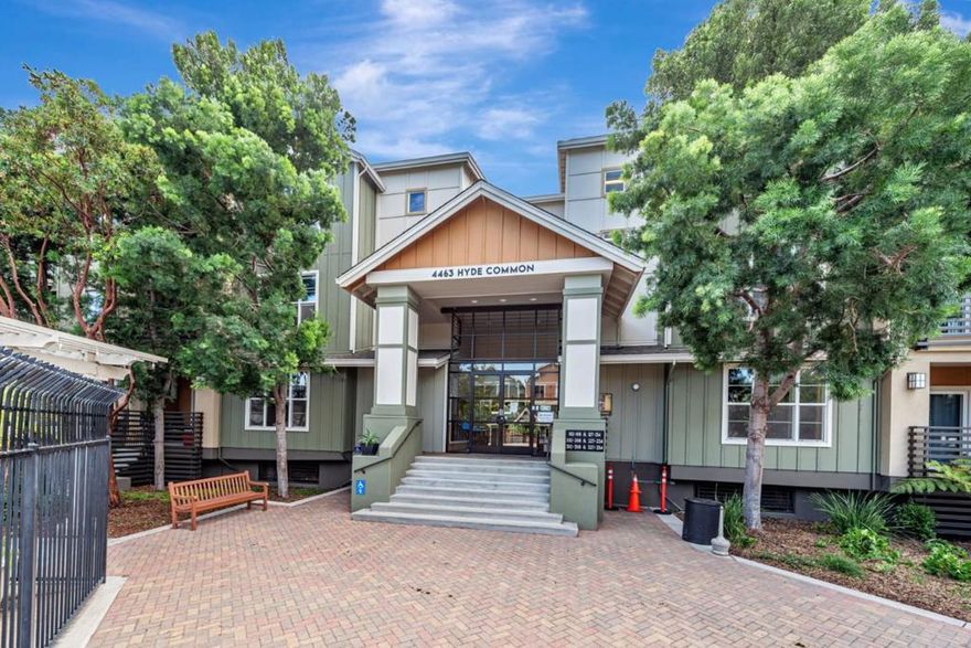 Located in the heart of Fremont California, this modern 3rd floor condominium offers 1,252 sq. ft. of singlelevel living with an open-concept kitchen, dining, and living area. Enjoy a private balcony with courtyard views, a primary suite with walk-in closet and dual-sink ensuite, plus a second bedroom and full bath for guests or a home office. Property Features: New paint New carpet and flooring Newly refinished cabinets   Private balcony with peaceful courtyard views  Primary suite with walk-in closet & dual-sink ensuite bath  Brand new appliances  Secure building with elevator access  Two-car tandem parking (spaces #104 & #105)  Private storage area #27  Ample guest parking available  Community pool, playground, and BBQ area Prime location near shopping, dining, and entertainment, with recreation at Lake Elizabeth and Central Park. Families enjoy the Irvington school district, and commuters benefit from easy freeway and BART access.