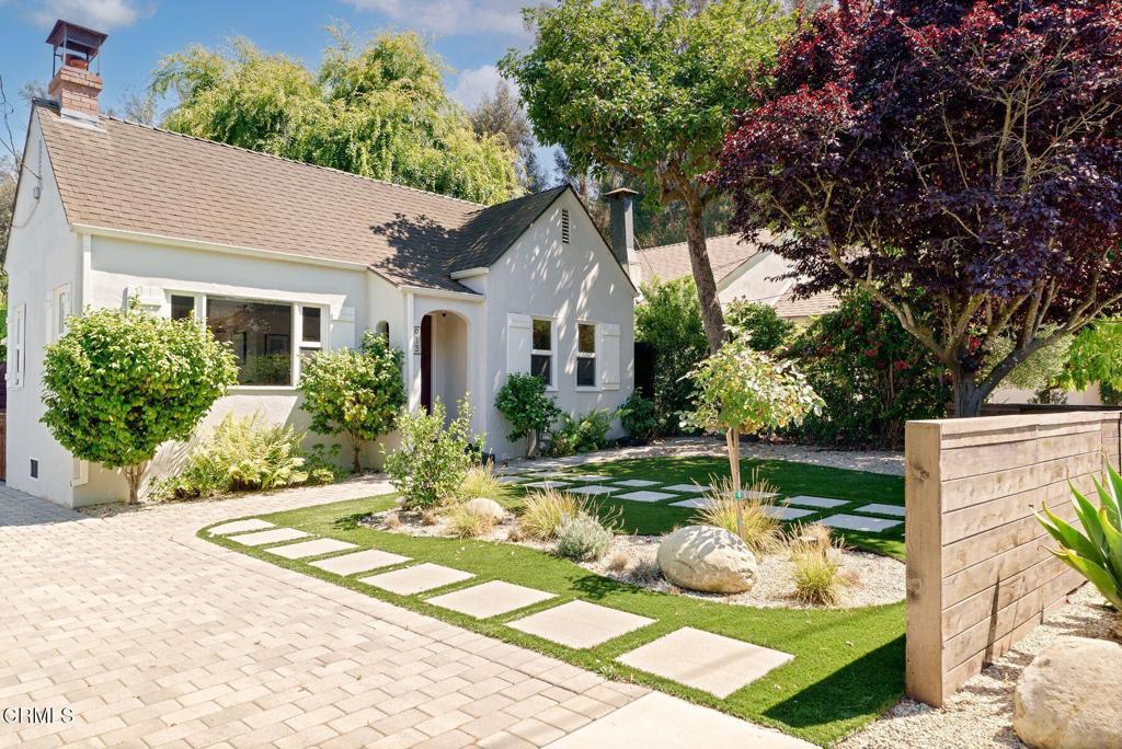 Located in one of Santa Barbara's most desirable neighborhoods, this light-filled 2-bedroom, 2-bathroom residence offers a thoughtful layout with effortless indoor-outdoor flow.Inside you'll find updated hardwood floors, designer lighting, and a beautifully renovated kitchen with quartz countertops, Wolf stove, Subzero fridge, and stainless steel appliances. The Santa Barbara room--featuring floor-to-ceiling windows and chevron-patterned flooring--opens to a private backyard retreat, perfect for al fresco dining, unwinding under the stars, or enjoying a peaceful garden escape.The primary suite includes a modern ensuite bath, while the second bedroom and bonus room offer flexible space for guests, a home office, or creative studio. Additional highlights include a detached garage, indoor washer/dryer, central air conditioning, and custom finishes throughout.Ideally located near downtown Santa Barbara, the Mesa, local beaches, parks, and favorite destinations like the Funk Zone and State Street, this home blends timeless charm with everyday convenience. Whether you're searching for a full-time residence or a stylish weekend getaway, 913 W Victoria Street delivers the quintessential Santa Barbara lifestyle--relaxed, refined, and ready to enjoy.