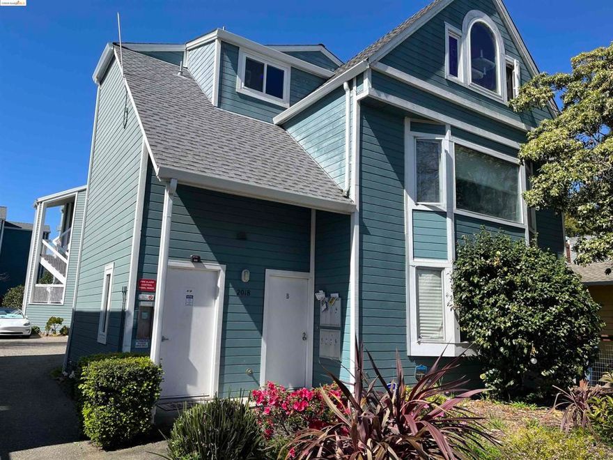 Welcome to this stunning, spacious, and light-filled 2-bedroom, 1-bathroom condo, ideally located just west of Berkeley's Poet's Corner and south of the Ocean View District. This charming home is just blocks from the vibrant 4th Street shopping district and opposite University Avenue.  The desirable location is only the beginning. Step inside to discover an ideal floor plan that offers a perfect blend of comfort and style. The updated kitchen, featuring sleek stainless steel appliances, seamlessly opens into a large living and dining area, highlighted by a picturesque window—perfect for effortless entertaining.  As you move toward the quieter rear portion of the unit, you'll find two generously sized bedrooms. Each room is perfectly positioned to receive abundant natural light through the windows and offers ample closet space.  The common area yard behind the building, located past the unit's carport space, is perfect for hosting larger gatherings. Convenience is key here, with quick access to Aquatic Park, downtown Berkeley, UC Berkeley, shops, cafes, and major transit options including freeway, bus, and BART.  Experience the unparalleled lifestyle of this home with its impressive "97 Walker's Paradise" and "96 Biker's Paradise" scores. This is more than just a condo; it's your