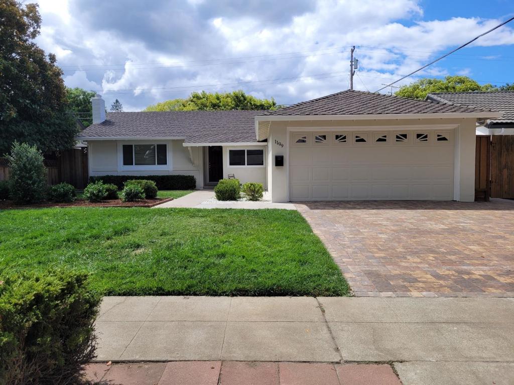3 Br & 2 Ba well- designed home on 1 level* Spacious living room & generous dining area* Modern kitchen with ample cabinet space for storage, granite counter-top, stainless steel appliances. Harwood floors are all over and Kitchen, hallways, Bathroom floors are with gorgeous tiles* Hall bathroom has new shower w glass enclosed* Primary bedroom with own privae bathroom* Laundry room is inside. Spacious 2 car garage has room for workshop, expended & newly paved driveway provides extra parking space. New painting both interior & exterior*Spacous front yard has lawn w pretty bushes, well designed backyard w new artificial grass, stone corridors made yard maintenance free, but still there is space for you to develpe organic garden. New back fence with retaining stones make backyard pretty. Quiet & nice neiborhood close from shops & restaurants of Santa Row and Westfield Valley Fair. Easy Access to 17/280. Do not miss such a pretty sweet home* Listing Price has been reduced by 50K*